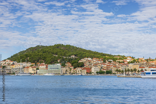 View of the Marjan Hill with parts of the Split harbor