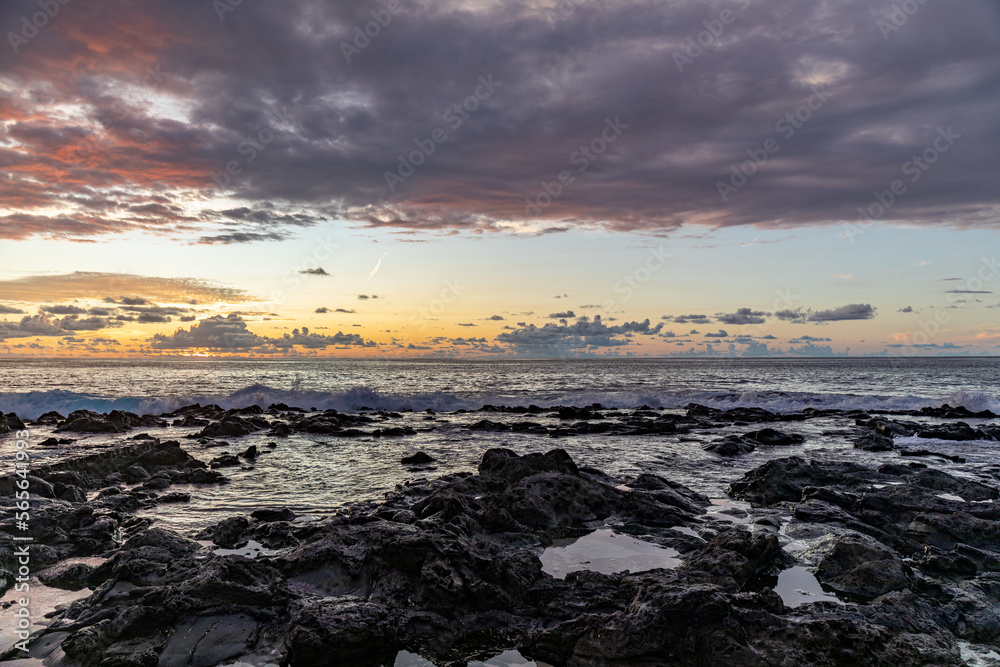 Saint-Gilles, Reunion Island - Sunset at Boucan-Canot