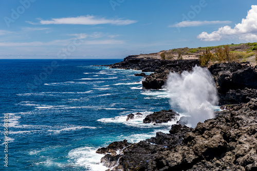 Saint-Leu, Reunion Island - The blowing rock photo