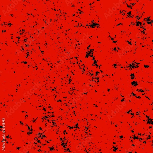 Squire-shaped red paint background with a black texture 