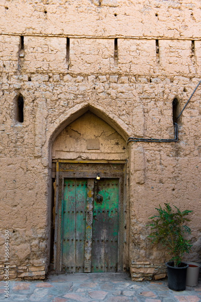 old door in a village
