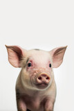 Pig, Pigglet, Piggy, Pink, baby pig, Generative Ai