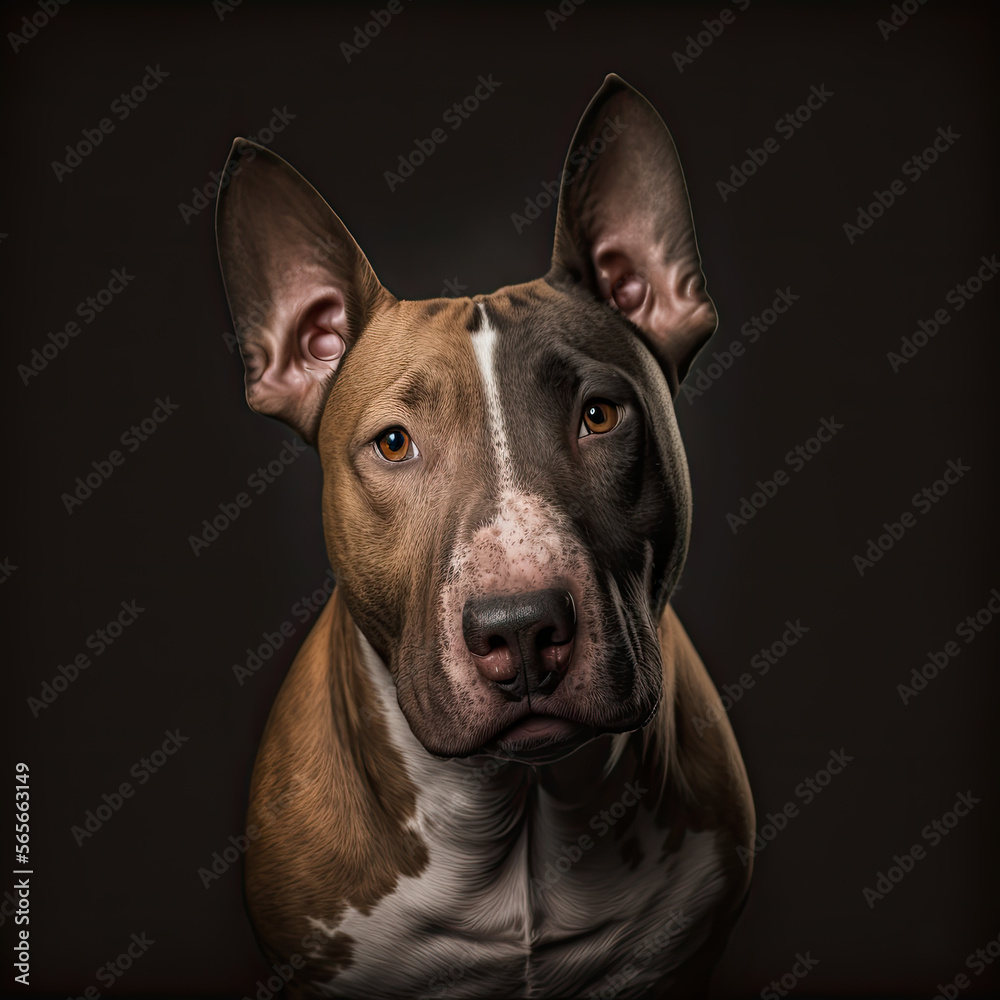 English Bull Terrier Portriat