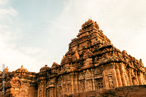 The Virupaksha temple at Pattadakal temple complex,Karnataka,India.