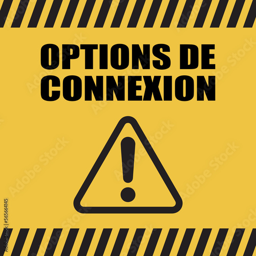 Logo options de connexion.