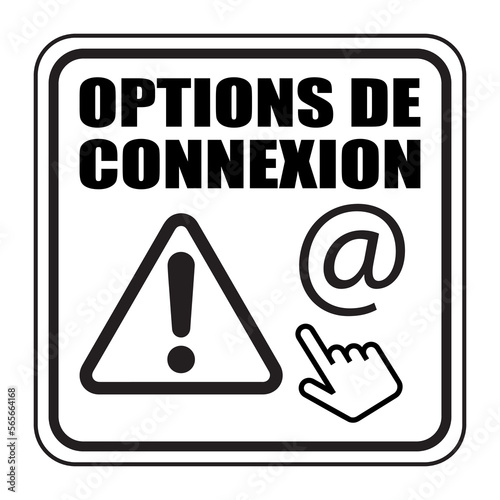 Logo options de connexion.