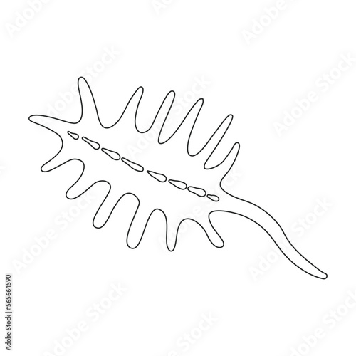 Plankton vector icon.Outline vector icon isolated on white background plankton.