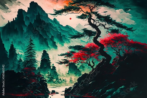 Stunning Japenese landscape