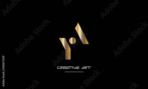 YA, AY, Y, A abstract letters logo monogram