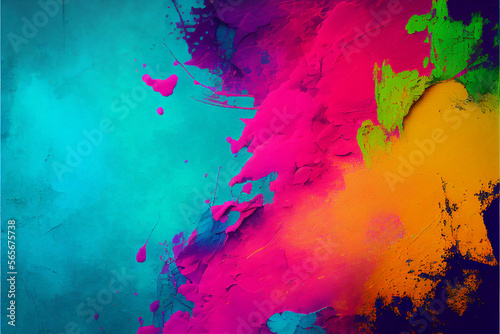 Watercolor Paint, Background Texture for Graphic Design, Colorful, Generative ai