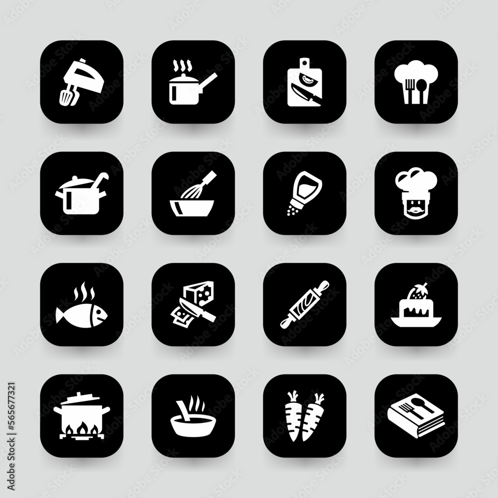 Food courts icons set. Outline set of food courts vector icons for web design isolated on white background Food courts icons set. Outline set of food courts vector icons for web design isolated on white background