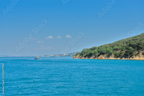 View from the Sea of Marmara to the island cities and ports of Turkey © Mariyka LnT