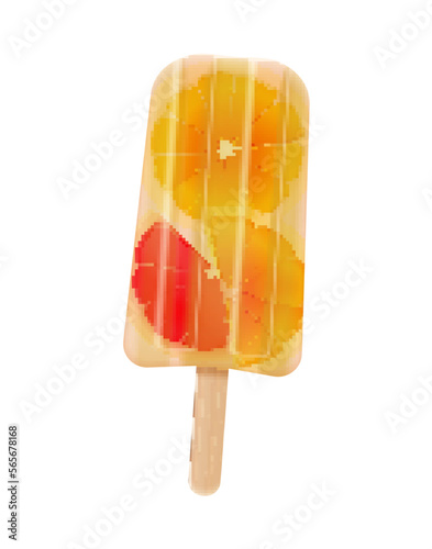 Citrus Popsicle Icecream Composition
