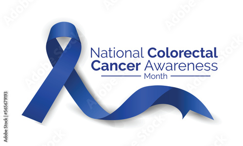 Tablou canvas Colorectal Cancer awareness month is observed every year in March