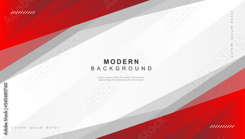 Abstract red gray gray white blank space modern futuristic background vector illustration design. Vector illustration design for presentation, banner, cover, web, card, poster, wallpaper