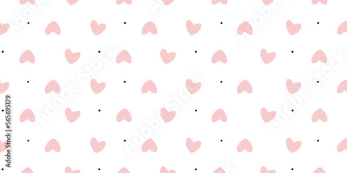 Cute and simple love pattern for background. Valentine wallpaper design