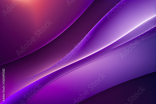 Abstract purple background with lines and shapes. Generative ai
