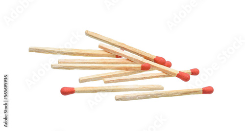 Matches isolated on white background