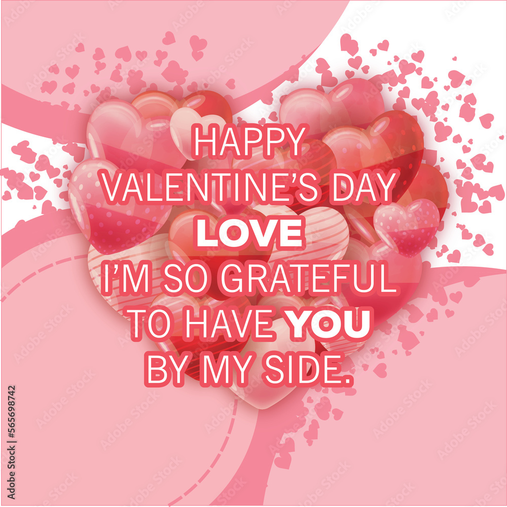 happy valentine day celebration love romance post quote overlay background wish darling couple