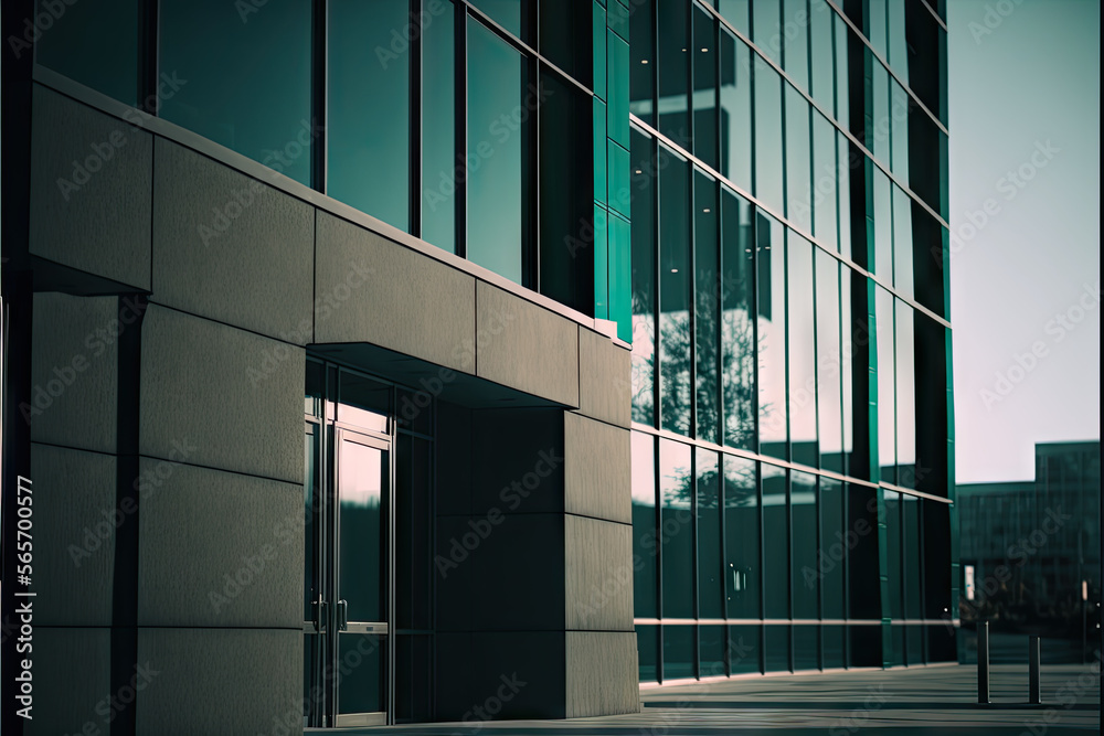 Corporate Office Building, made using generative ai Corporate Office Building, made using generative ai