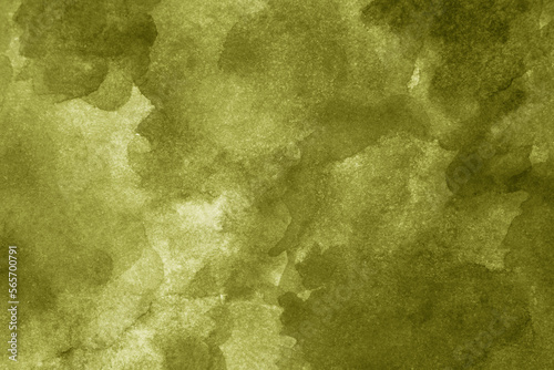 Obraz na płótnie Light green brown abstract watercolor pattern. Olive khaki color. Art background for design. Dirty. Grunge. Daub, stain, spot, blot, splash w salonie