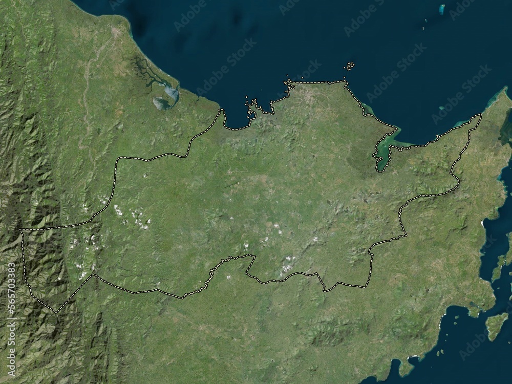 Capiz, Philippines. Low-res satellite. No legend