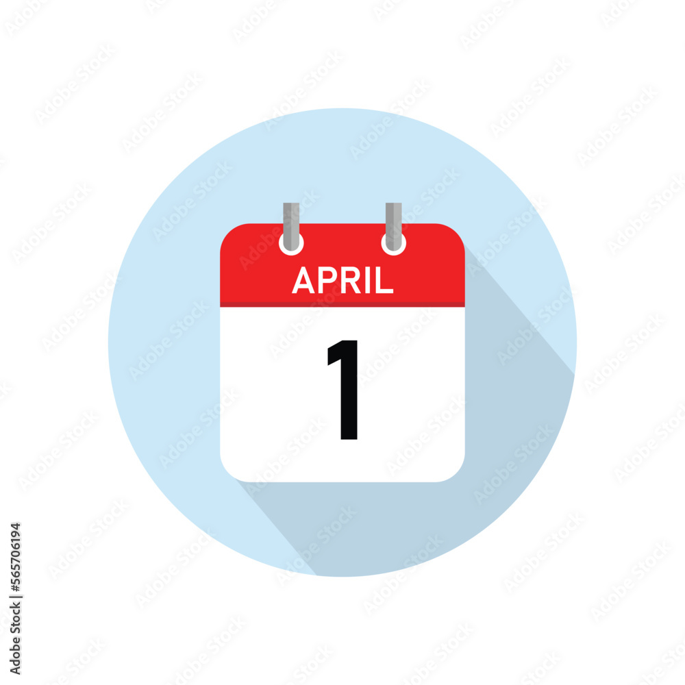 April 1 Concept Design. Vector Illustration. April 1 Concept Design. Vector Illustration.