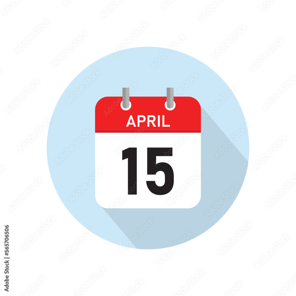 April 15 Concept Design. Vector Illustration. April 15 Concept Design. Vector Illustration.