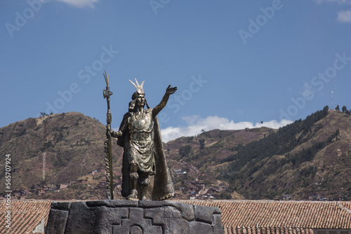 Túpac Amaru II was of mestizo origin, he descended from Túpac Amaru I, fourth and last of the Incas of Vilcabamba, a water source, Cusco, Peru