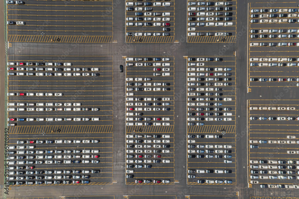 Aerial View of Massive Automotive Manufacturing Facility - Indiana Aerial View of Massive Automotive Manufacturing Facility - Indiana