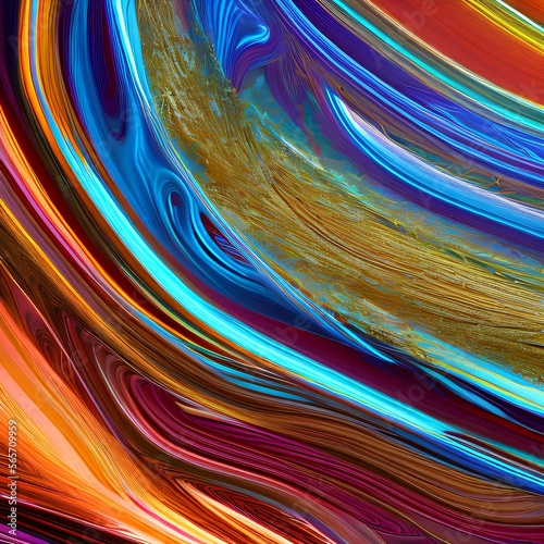 An abstract texture of swirling colors and shapes1, Generative AI photo