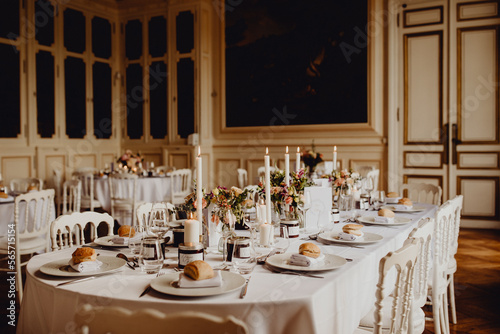 Bilde på lerret Prestigieuse salle de réception de mariage