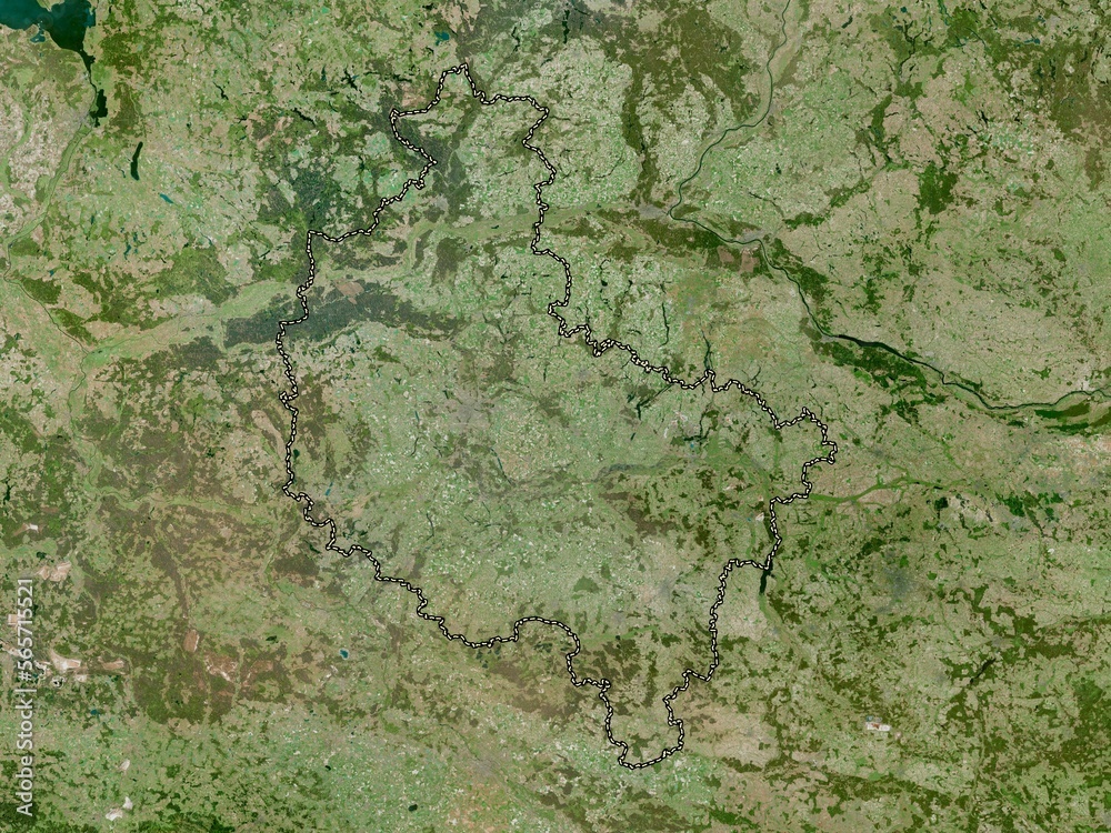 Wielkopolskie, Poland. High-res satellite. No legend Wielkopolskie, Poland. High-res satellite. No legend