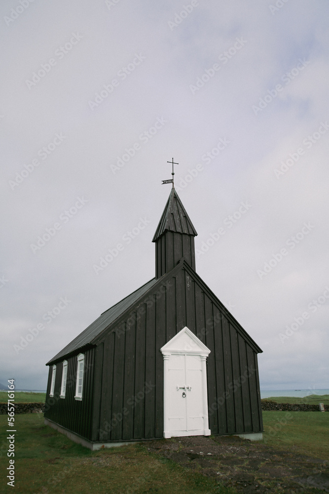 black church in iceland