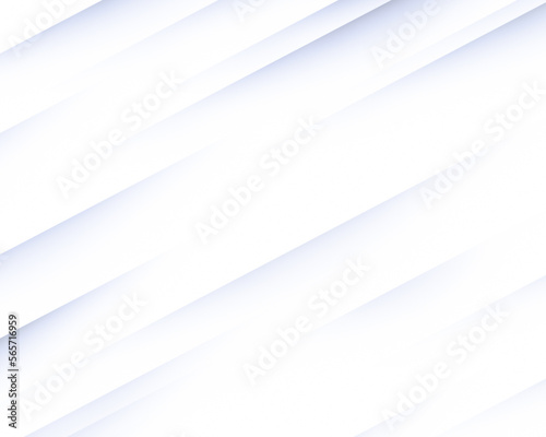 Abstract background with diagonal bluish gray lines on white. Tilted gradient stripes with shadows. High resolution full frame modern template with copy space.