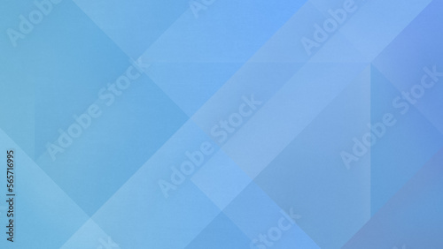 Abstract light blue and turquoise diagonal shapes and rectangles. Geometric illustration textured background, creative design template. 4k resolution.