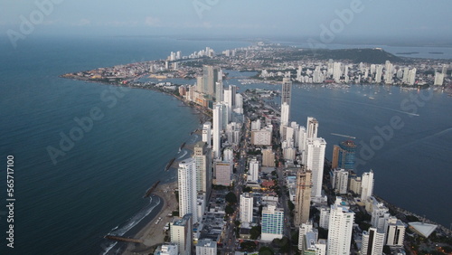cartagena seen from the sky