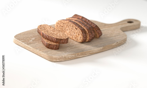 Slices of wheat bread