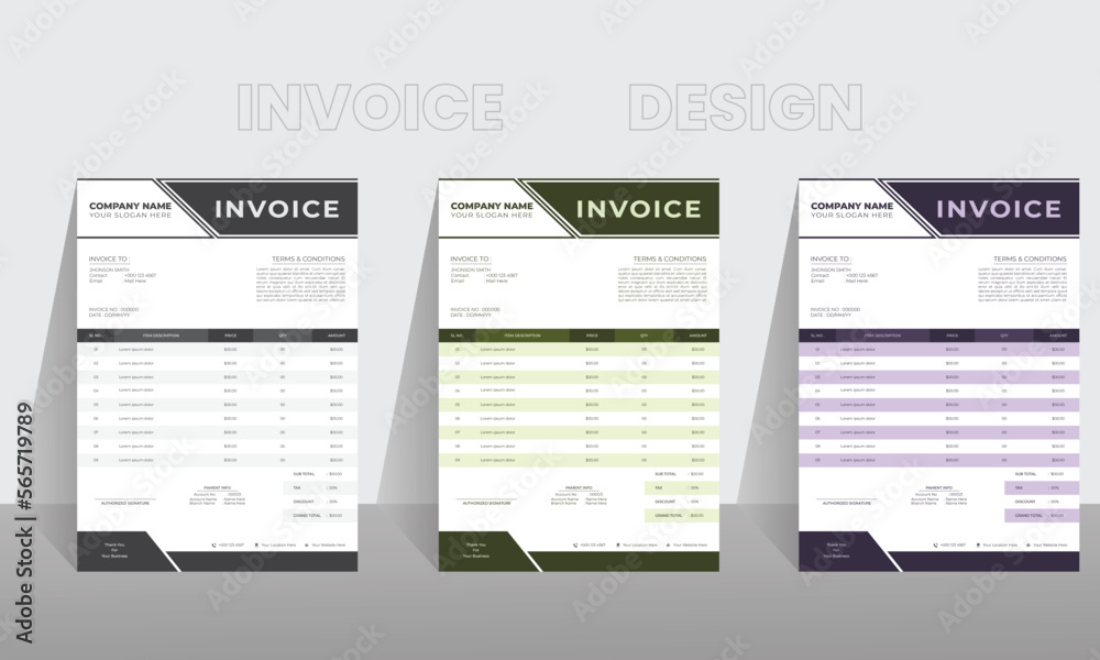 Invoice minimal design template .Price receipt/ payment agreement and invoice bill template. Invoice document page isolated vector. Invoice minimal design template .Price receipt/ payment agreement and invoice bill template. Invoice document page isolated vector.