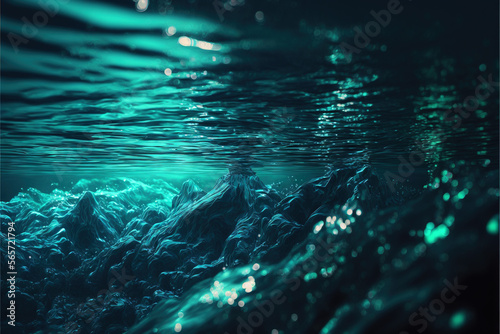 Water background - Water backgrounds series - water background wallpaper created with Generative AI technology