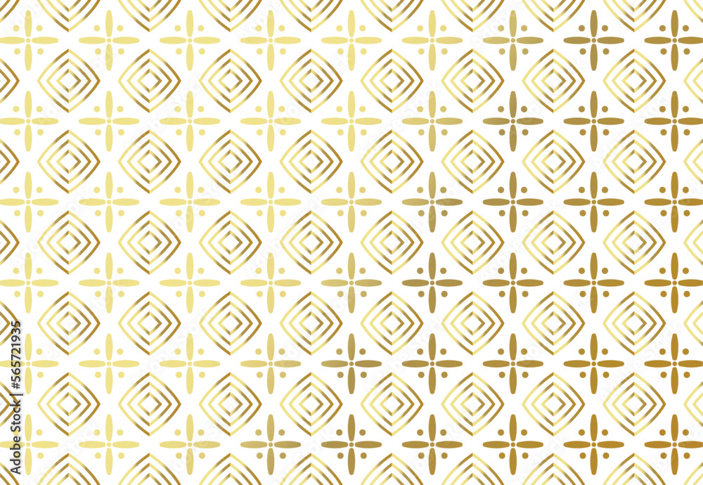 Decorative Seamless  pattern with geometric shape,  vector illustration