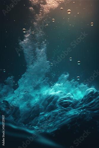 Water background - Water backgrounds series - water background wallpaper created with Generative AI technology