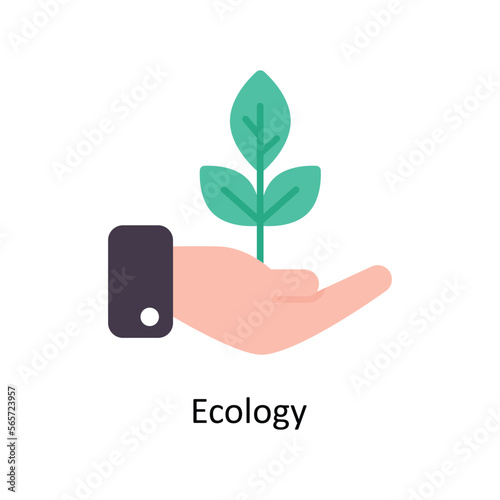 Ecology vector Flat Icons. Simple stock illustration stock illustration © Optima GFX