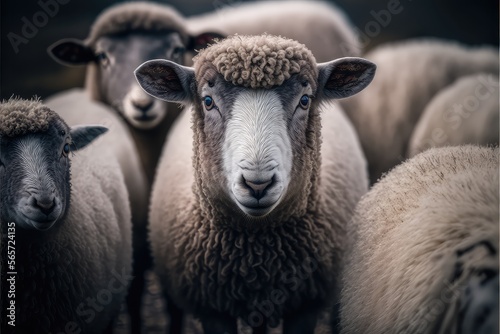 Sheep facing the Camera © Luise