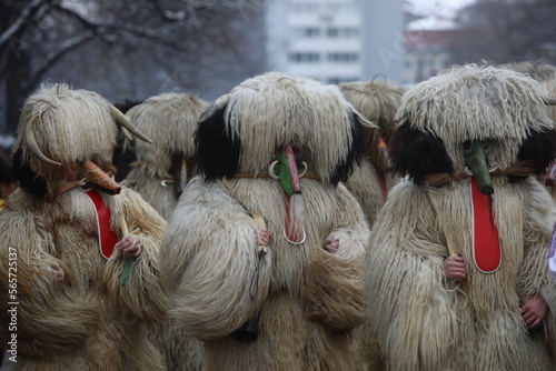 Fotografía International masquerade festival Surva in Pernik, Bulgaria