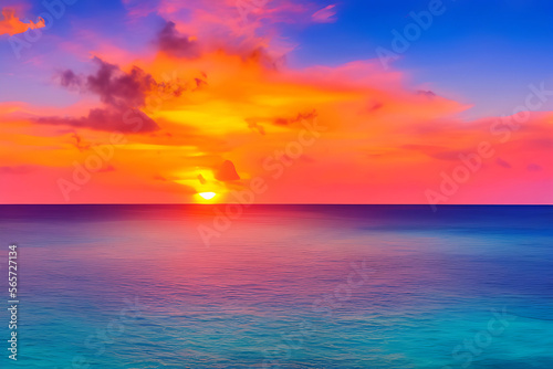 Tropical Sunset © Warren