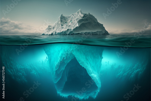 Iceberg Ocean Surface © estudos