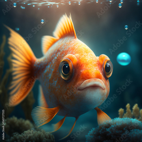 fish in aquarium