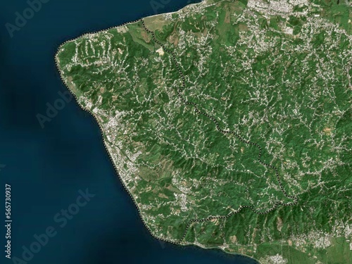 Rincon, Puerto Rico. Low-res satellite. No legend photo