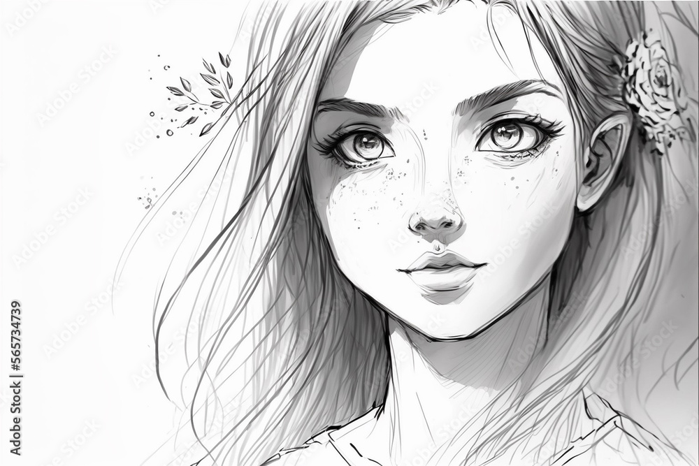 How to Draw a Female Face Step by Step Tutorial - EasyDrawingTips